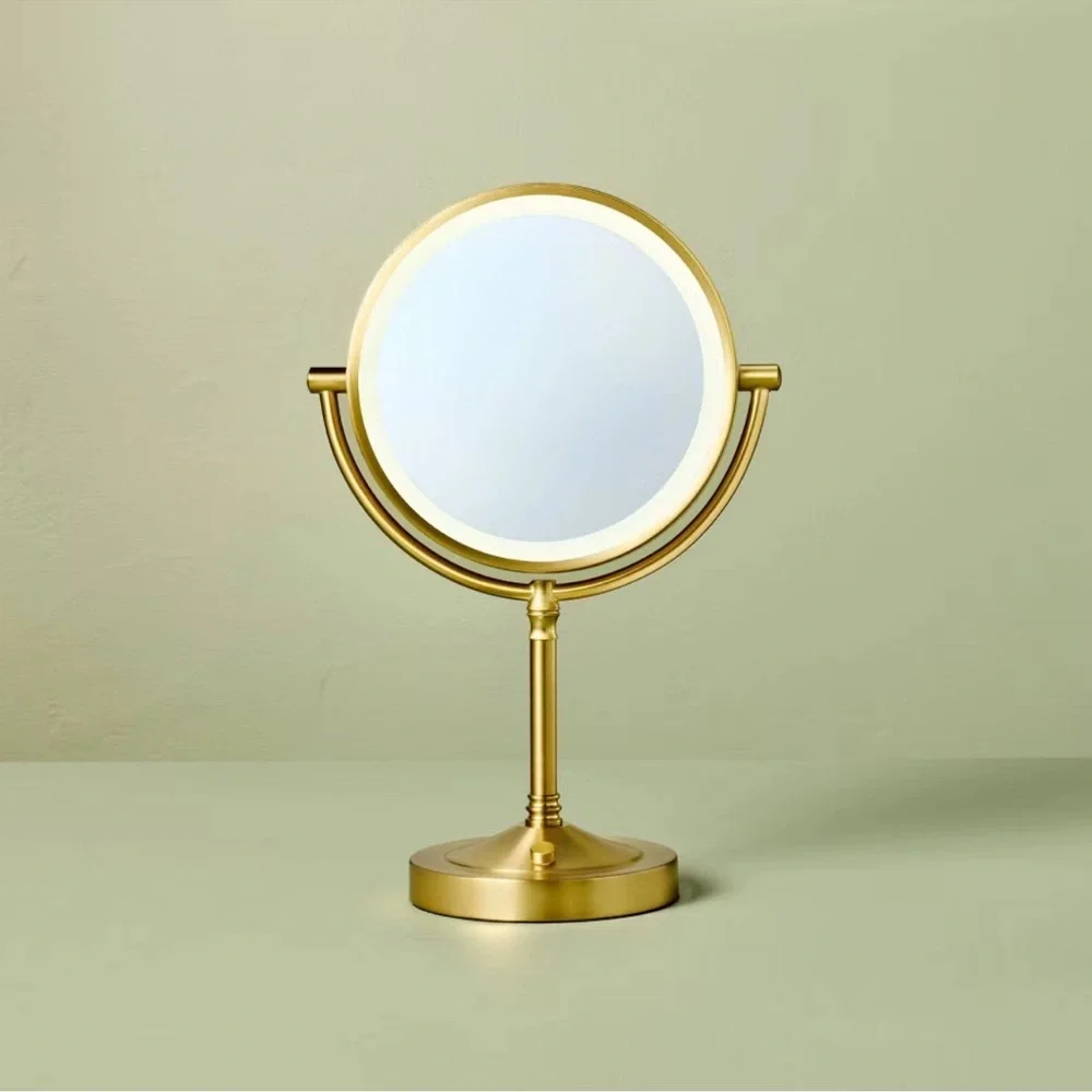Nwt LED Vanity Mirror Brass - Hearth & Hand with Magnolia
